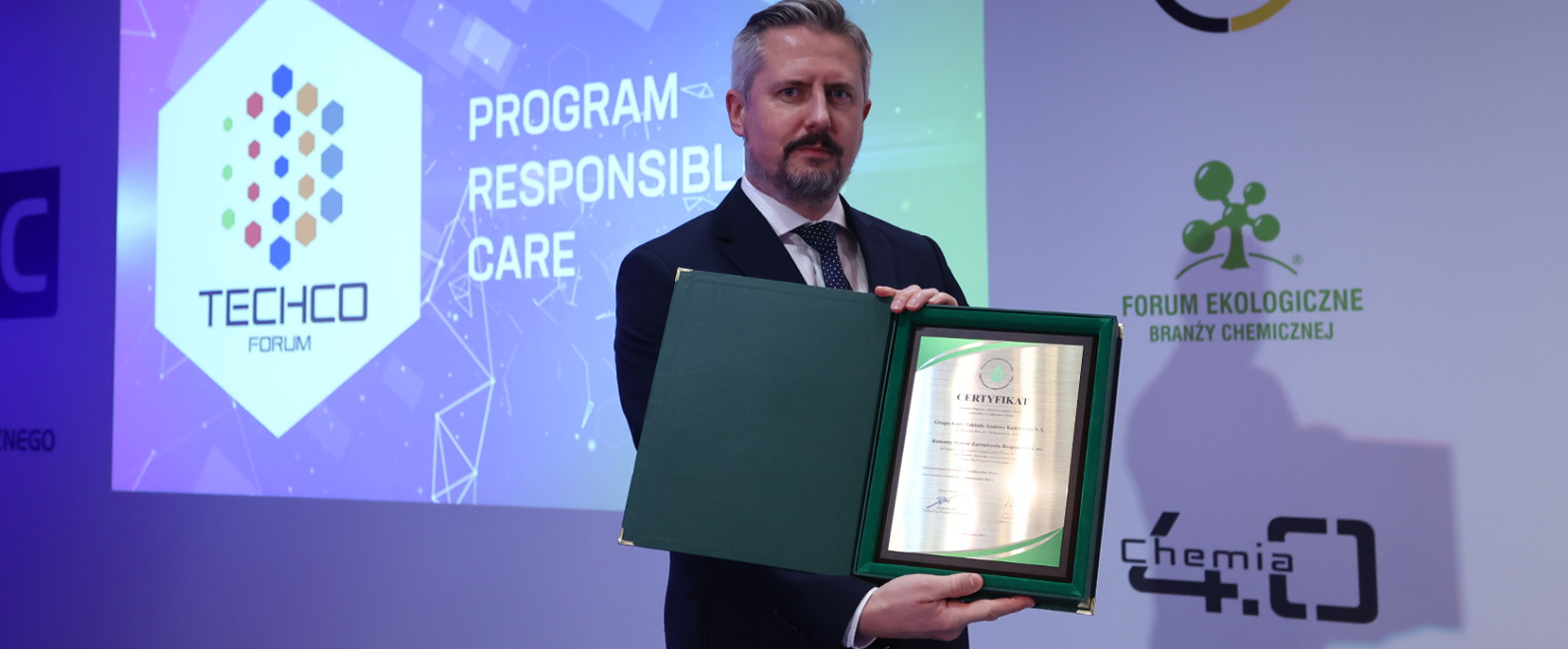 Grupa Azoty ZAK utrzymuje wysoki poziom dbałości o środowisko – przedłużono Certyfikat Ramowego Systemu Zarządzania Responsible Care