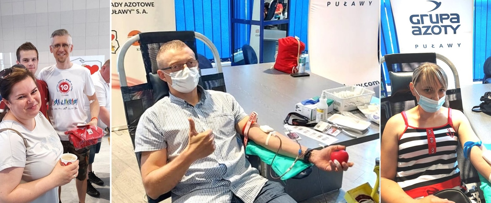 Kolejna akcja poboru krwi w Grupie Azoty Puławy zakończona sukcesem